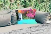 MuchoWow® Outdoor Kissen - Wasserfall - Bäume - Rosa - Produktbild-Vorschau 2