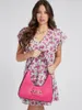 Guess Schultertasche Hobobag Hensely Fuchsia HWVS8113020 Produktbild-Vorschau 2