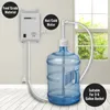 A water dispenser pump connected to a large water jug, with a wall-mounted unit in the background. Produktbild-Vorschau