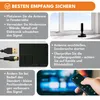KRUMAD DVB-T2 Antenne mit Verstärker, Zimmerantenne für TV, Produktbild-Vorschau 5