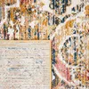 Tappeto soggiorno a pelo corto vintage pastello moderno Anteprima dell’immagine prodotto 3
