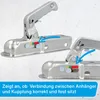 UNITEC Zugkugelkupplung 60 mm vierkant Produktbild-Vorschau 13