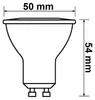 A technical drawing of a light bulb with dimensions indicated. Produktbild-Vorschau