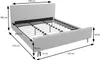 Polsterbett HWC-J98, Bett Doppelbett Bettgestell mit Produktbild-Vorschau 10