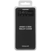 A black Samsung Galaxy A41 Smart S View Wallet Cover is shown in its retail packaging. Náhled obrázku produktu