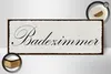 Holzschild Hinweis 27x10cm Badezimmer Produktbild-Vorschau 3