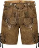 Pantaloni corti in pelle tradizionale da uomo PAULGOS - HK6 Anteprima dell’immagine prodotto 1