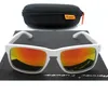 Rechteckige Nerd Sonnenbrille Weiß Matt Herren Damen Orange Produktbild-Vorschau 1