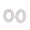 Two white, ring-shaped ear pads are shown against a white background. Anteprima dell’immagine prodotto