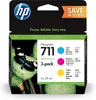 HP 711 Cyan/Magenta/Gelb DesignJet Druckerpatronen, 29 ml, Produktbild-Vorschau 11