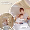 Hausbetthimmel Baumwoll Musselin Betthimmel Kinder Hausbett Produktbild-Vorschau 3