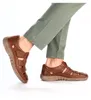 Rieker Herren Halbschuhe/ Sandalen Braun Glattleder Größe: Produktbild-Vorschau 45