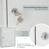 Schlüsselschrank aus Stahl, abschließbar mit 42 Haken, 35 x Produktbild-Vorschau 4