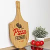 Pizzabrett zum Servieren - für 30cm Pizzen - 53,5x30,5x0,9cm Bambusholz Produktbild-Vorschau