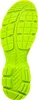 The sole of a bright green shoe is shown against a white background. Produktbild-Vorschau