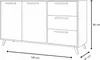 Kommode Nancy mit 3 Schubladen und 2 Türen, Sideboard in Produktbild-Vorschau 4