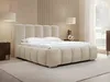 A bedroom scene featuring a bed with a headboard and footboard, bedside tables, and lamps. Náhled obrázku produktu