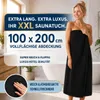 Komfortec Saunatuch 100x200 cm XXL, 100% Baumwolle, 500 Produktbild-Vorschau 3