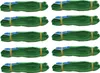 Ten green lifting slings are arranged in two columns on a white background. Produktbild-Vorschau