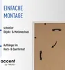 Nielsen Aura weiß          24x30 Holz inkl. Passepartout  Anteprima dell’immagine prodotto 7