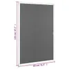 vidaXL Moustiquaire pour fenêtre Blanc 80x120 cm Voir les images du produit 8