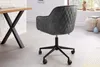 Bürostuhl EUPHORIA 47-56cm Samt dunkelgrau Produktbild-Vorschau 4