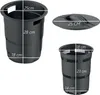 Set 3x Komposter Unterirdischer Garten 11 L Anthrazit Produktbild-Vorschau 3