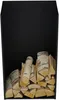MAGNUS Brennholzregal R148 Schwarz Kaminregal Holzregal Produktbild-Vorschau 2
