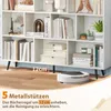 COSTWAY regál s přihrádkami, stojící regál se 3 úrovněmi a Náhled obrázku produktu 7