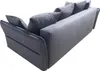 Schlafsofa Sofa 3-Sitzer SADIE Stoff Element Braun Produktbild-Vorschau 4