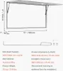 A diagram showing the dimensions and specifications of a service window. Produktbild-Vorschau