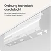 Desktronic kanał kablowy biurko, 2x43cm, wysokiej jakości Podgląd zdjęcia produktu 3
