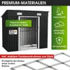 BRAST Gerätehaus Geräteschuppen Metall | 217x131x185cm | Produktbild-Vorschau 4