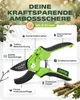 Profi Amboss-Gartenschere – kraftsparend Äste bis 20 mm Produktbild-Vorschau 4
