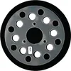 Makita 743081-8 Klett Schleifteller Ø123 Mm Für BO50xx, Produktbild-Vorschau 1