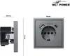 Schutzkontakt-Steckdose McPower Shallow 1x USB-C - 18W Produktbild-Vorschau 3