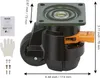 VEVOR set di 4 ruote girevoli φ50,8 mm per mobili Ruota per Anteprima dell’immagine prodotto 9