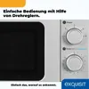 Exquisit Mikrowelle WP 700 J17-3 si | Unterbau | 700 Watt | Produktbild-Vorschau 9
