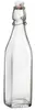 Láhev na alkohol 1,0 l hranatá 4 strany Swing Bormioli Náhled obrázku produktu 1