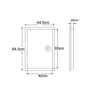 Aqbau® Porta di ispezione Porta di ispezione e manutenzione Anteprima dell’immagine prodotto 2