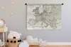 MuchoWow® Wandteppich Wandbehang Karte - Europa - Jahrgang Produktbild-Vorschau 3