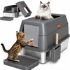 Arenero para gatos Bingopaw de 65 litros, de acero Vista previa de la imagen del producto 1