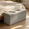 Faltbare Bettbank, Sitzbank und Stütze 76×38×38cm 150kg Produktbild-Vorschau 5