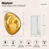Maytoni lampa ścienna Mabell czarna MOD306WL-01G Podgląd zdjęcia produktu 7
