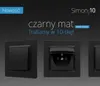 Cadre double 2gang pour interrupteurs CR2/49 Noir CONTACT Voir les images du produit 10