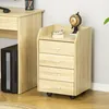Vinsetto Caisson de bureau rangement sur roulettes 4 Voir les images du produit 2