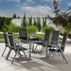 Juskys Aluminium Gartengarnitur Milano Gartenmöbel Set mit Produktbild-Vorschau 1