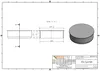 Technical drawing and 3D render of a pipe fitting. Podgląd zdjęcia produktu