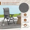 Chaise de jardin COSTWAY avec repose-pieds extensible, Voir les images du produit 4