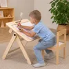 2-in-1 Kindermaltisch und Maltafel mit Papierrolle, Produktbild-Vorschau 4